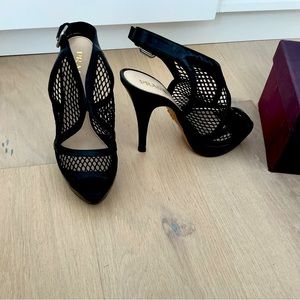Vintage Prada net high heels size 37.5